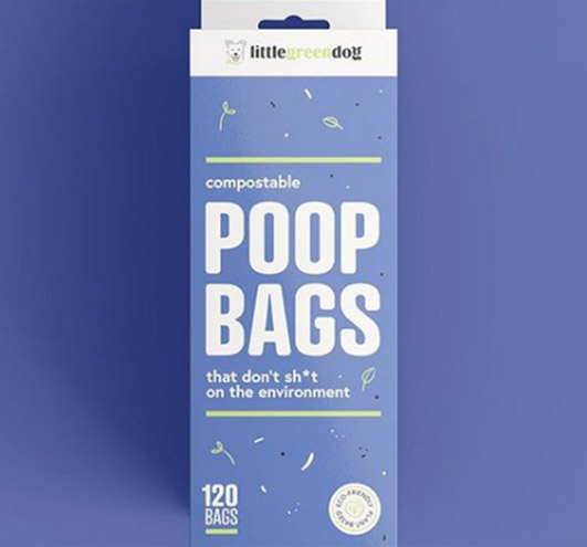 Compostable dog poop bags